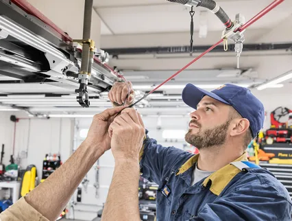 Garage Door Cable Repair in Copley