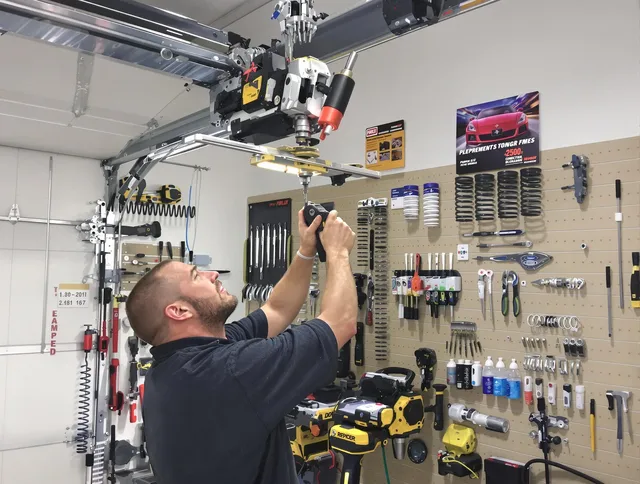 Garage Door Spring Repair in Copley