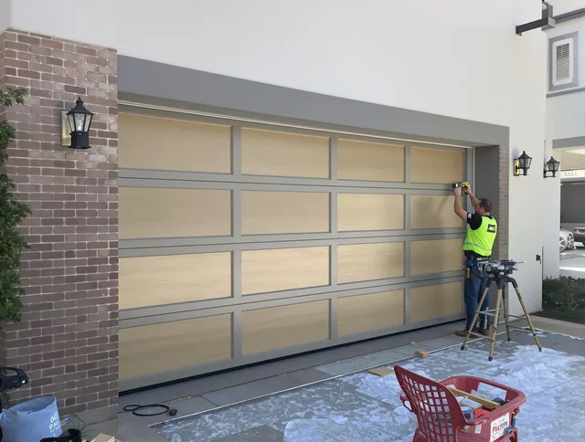 Garage door replacement service by Copley Garage Door Repair in Copley