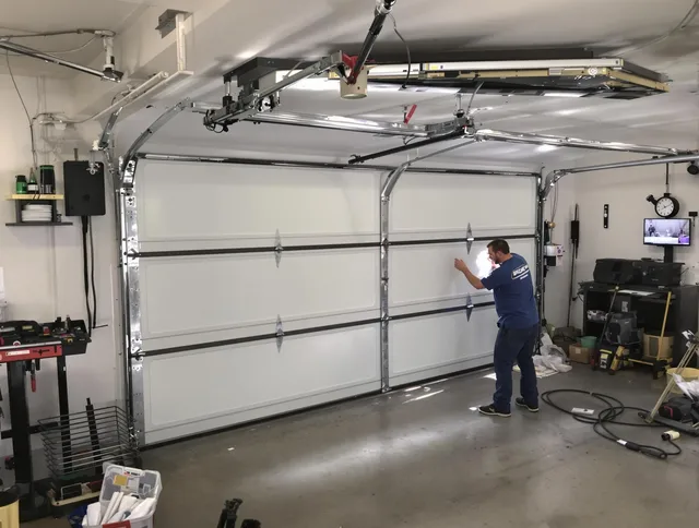 Professional garage door repair service by Copley Garage Door Repair in Copley