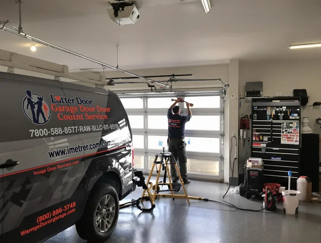 Copley Garage Door Repair team performing same-day garage door repair in Copley
