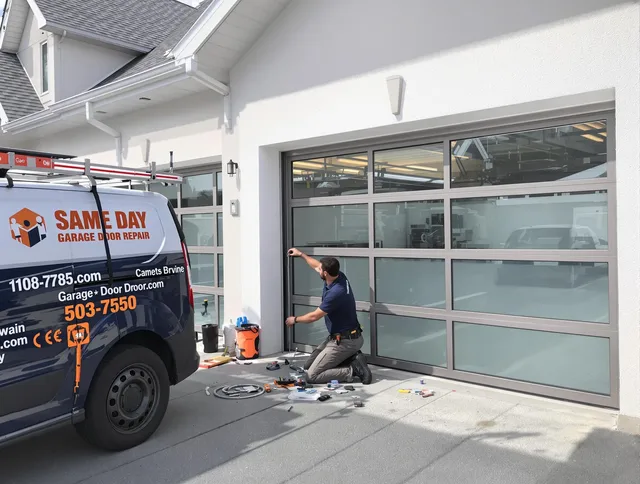 Same-day garage door repair service by Copley Garage Door Repair in Copley